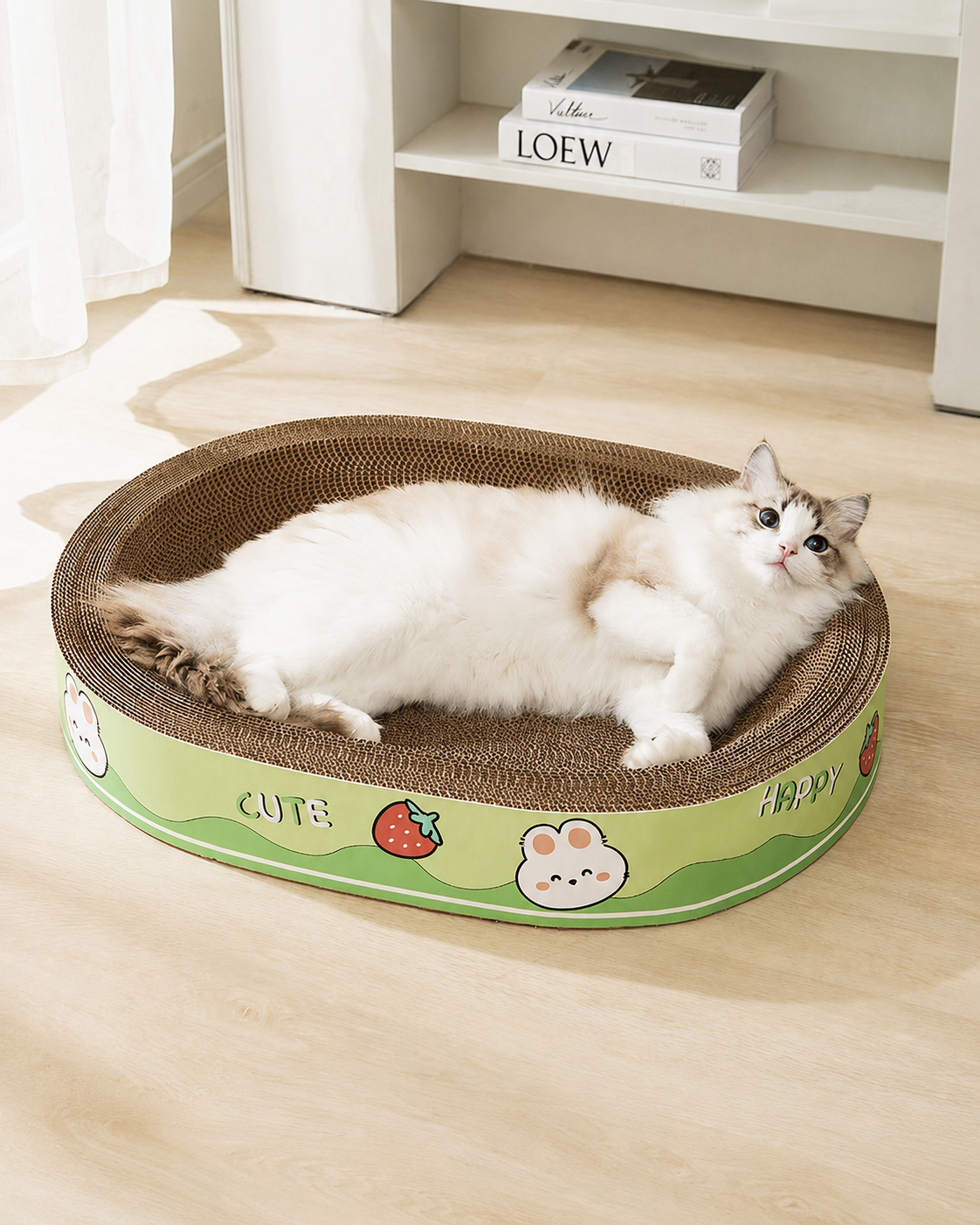 Scratch-Resistant Cat Bed