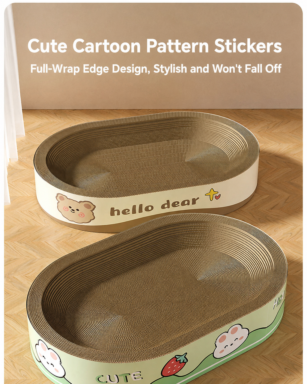 Scratch-Resistant Cat Bed