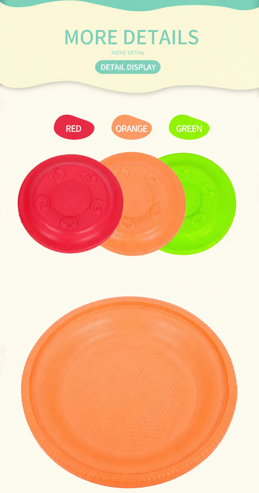 Pet frisbee