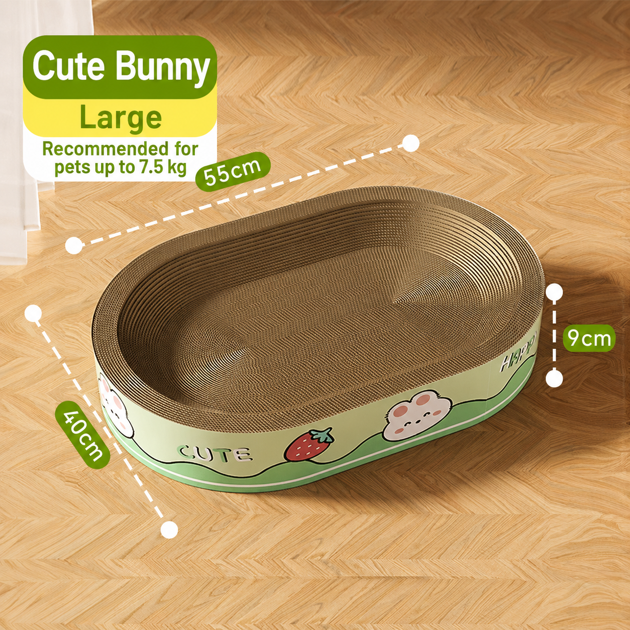 Scratch-Resistant Cat Bed