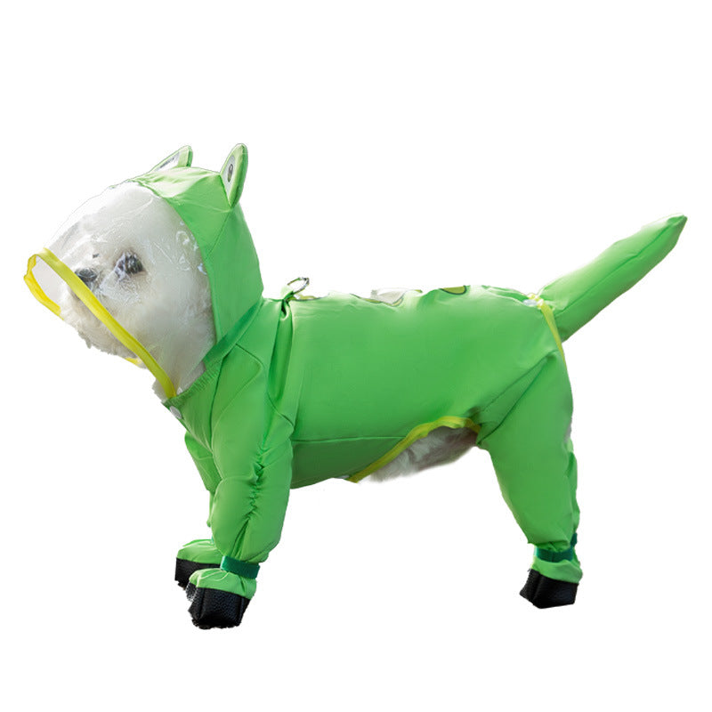 Full-Coverage Waterproof Pet Raincoat